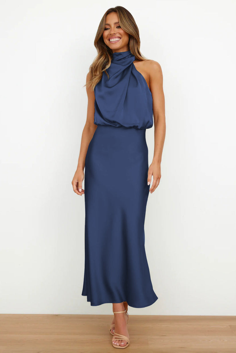 Veronica | Long satin dress™